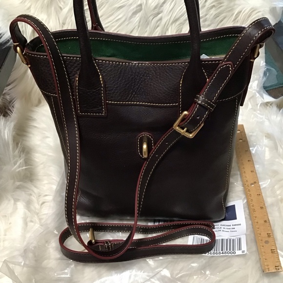 Dooney Florentine Leather North south bucket tote - Picture 13 of 16